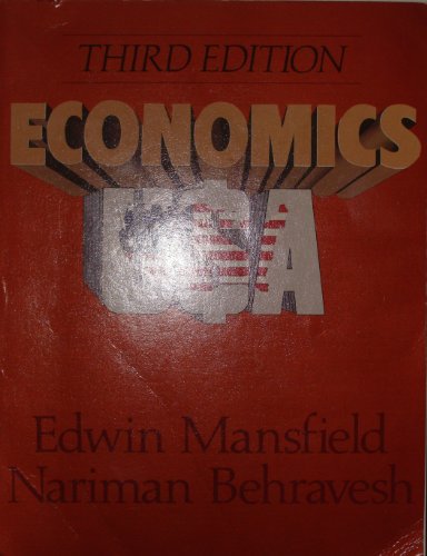 9780393961461: Mansfield: Economics Usa 3ed (pr Only)