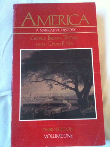 Imagen de archivo de America: A Narrative History: Volume One a la venta por SecondSale