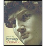 Imagen de archivo de Gleitman Basic Psychology (Study Guide) a la venta por The London Bookworm