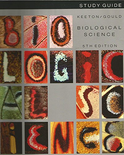 Imagen de archivo de Study Guide to KeetonGould Biological Science, 5th Ed a la venta por Wonder Book