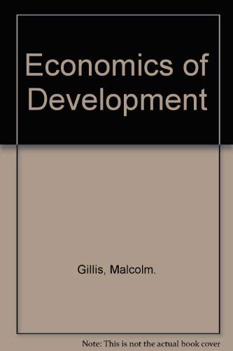 Stock image for Economics of Development for sale by The London Bookworm
