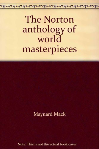 Stock image for The Norton Anthology of World Masterpieces 1650 to the Present - Vol. 2 for sale by M & M Books