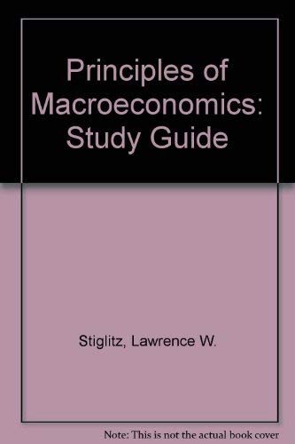 Beispielbild fr Principles of Macroeconomics: Study Guide zum Verkauf von Wonder Book