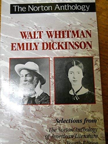 Beispielbild fr Walt Whitman/Emily Dickinson zum Verkauf von janet smith