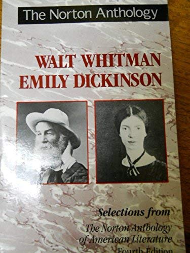Stock image for The Norton Anthology of American Literature: Whitman and Dickenson for sale by Dunaway Books