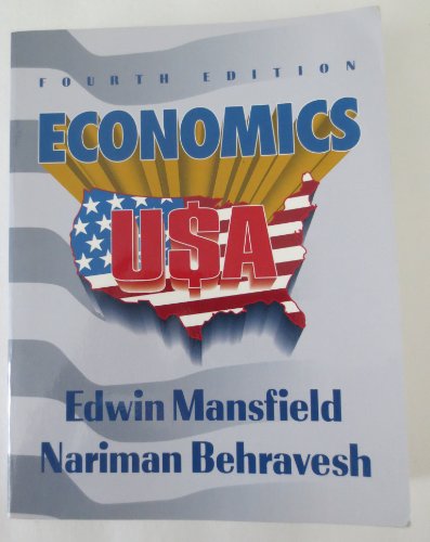Beispielbild fr Economics U. S. A. zum Verkauf von Better World Books
