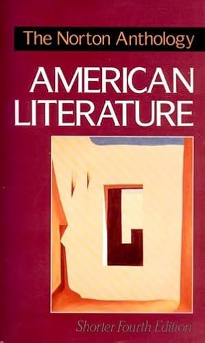 Stock image for The Norton Anthology of American Literature for sale by Better World Books: West