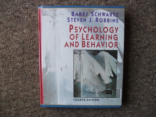 Stock image for Psychology of Learning and Behavior for sale by Better World Books