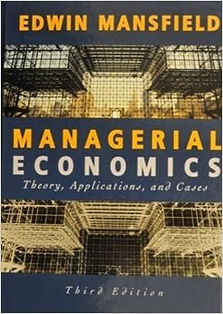 Beispielbild fr Managerial Economics zum Verkauf von Better World Books