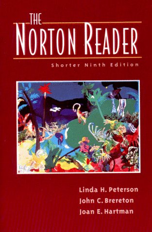 Beispielbild fr The Norton Reader: An Anthology of Expository Prose/Shorter zum Verkauf von Wonder Book