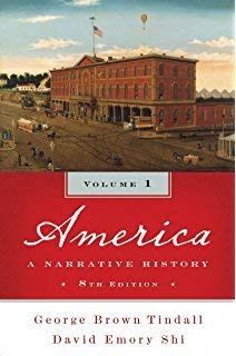 Imagen de archivo de America A Narrative History Volume 1 (Study Guide) (v. 1) a la venta por BookHolders
