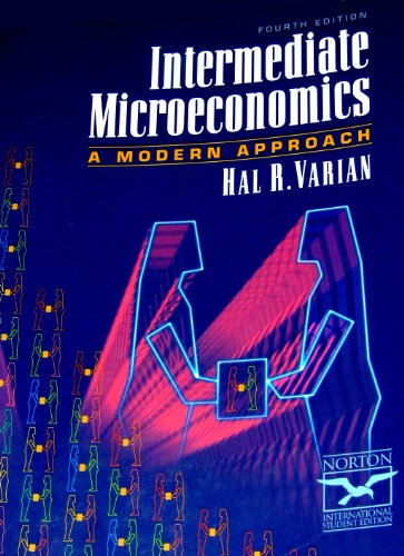 Beispielbild fr Intermediate Microeconomics: A Modern Approach (Norton international student edition) zum Verkauf von medimops