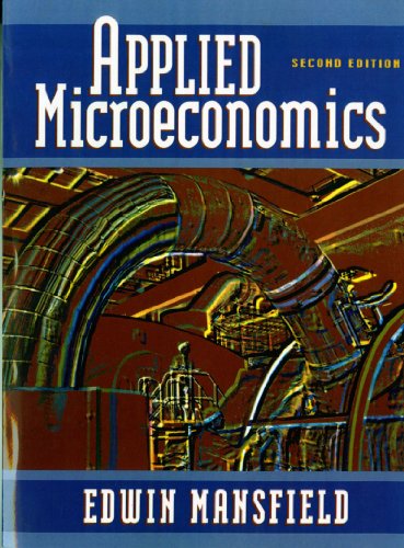 Imagen de archivo de Applied Microeconomics a la venta por Better World Books