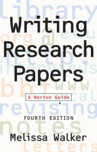 9780393971088: Writing Research Papers: A Norton Guide