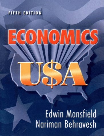 Beispielbild fr Economics U$A zum Verkauf von Better World Books
