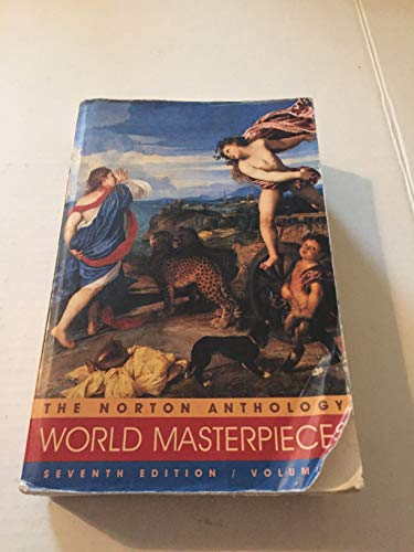 9780393972894: Norton Anthology of World Masterpieces: The Western Tradition, Vol. 1: Literature of Western Culture Through the Renaissance