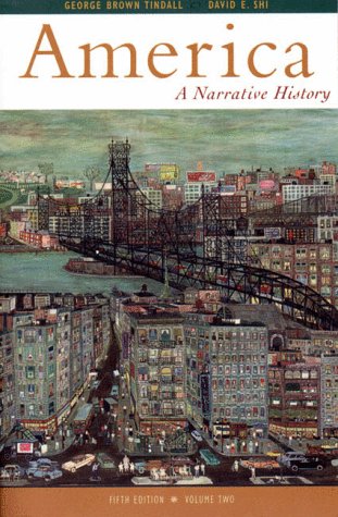 Beispielbild fr America: A Narrative History zum Verkauf von Wonder Book