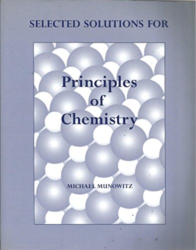 Stock image for Principles of Chemistry for sale by ThriftBooks-Dallas