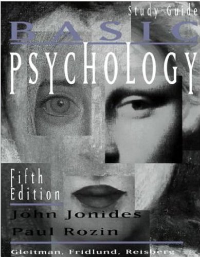 Beispielbild fr Basic Psychology, Study Guide zum Verkauf von Better World Books