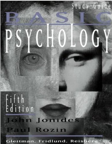 Imagen de archivo de Basic Psychology, Study Guide a la venta por Better World Books