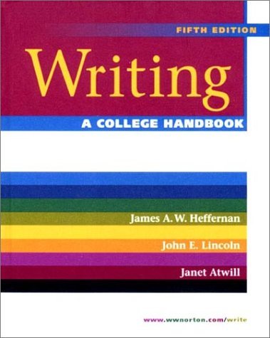 Stock image for Writing: A College Handbook (Fifth Edition) for sale by HPB-Diamond