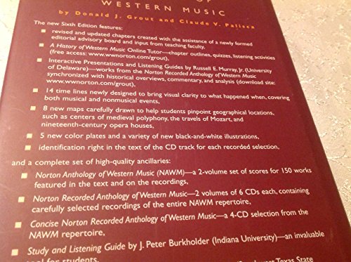 9780393975277: A History of Western Music
