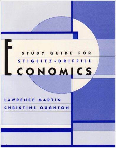 Beispielbild fr Study Guide for Stiglitz and Driffill's Economics zum Verkauf von Anybook.com