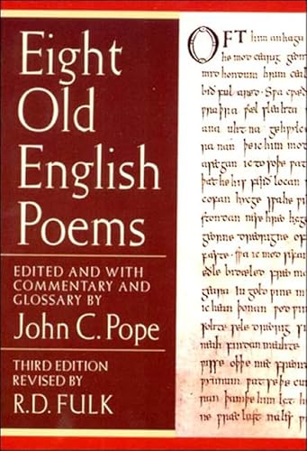 9780393976052: Eight Old English Poems
