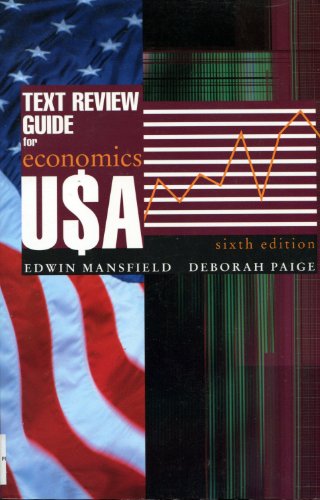 Beispielbild fr Text Review Guide for Economics USA, Sixth Edition zum Verkauf von Buyback Express
