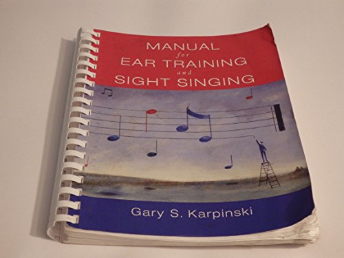 Stock image for Manual For Ear Training And Sight Singing for sale by Goodwill of Colorado