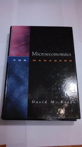 Beispielbild fr Microeconomics for Managers zum Verkauf von Better World Books: West