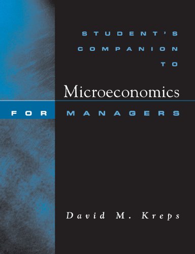 Beispielbild fr Microeconomics for Managers, Study Guide zum Verkauf von Better World Books Ltd