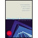 Managerial Economics 5e IM/TIF (9780393977899) by Edwin Mansfield