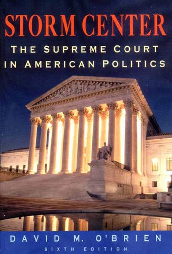 Beispielbild fr Storm Center : The Supreme Court in American Politics zum Verkauf von Better World Books