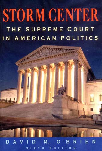 Imagen de archivo de Storm Center: The Supreme Court in American Politics a la venta por Wonder Book