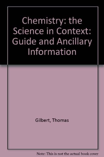 Imagen de archivo de Chemistry: the Science in Context Thomas, Gilbert a la venta por Textbookplaza