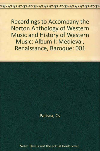 A History of Western Music (9780393991581) by Claude V. Palisca