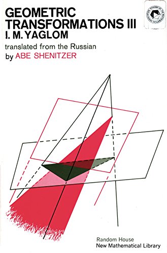 Stock image for Geometric Transformations III (New Mathematical Library) for sale by GoldBooks