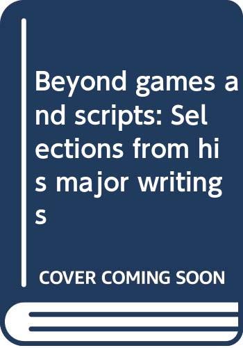 9780394170077: Beyond Games and Scripts