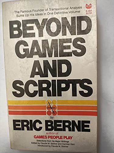 Stock image for Beyond games and scripts: Selections from his major writings for sale by Better World Books: West