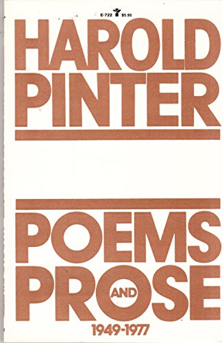 Beispielbild fr Poems and Prose, 1949-1977 zum Verkauf von Better World Books