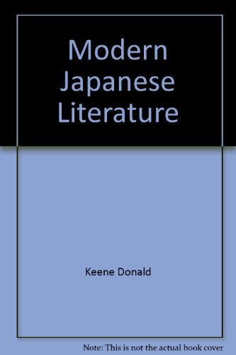 Modern Japanese Literature - Keene, Donald, editor