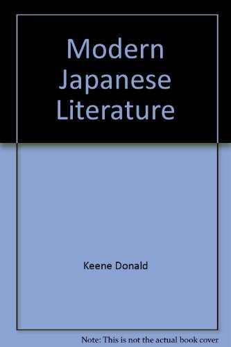 Modern Japanese Literature (9780394172545) by Keene, Donald (editor)