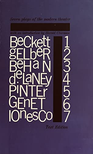 Beispielbild fr Seven Plays of the Modern Theatre: Waiting for Godot, The Quare Fellow, A Taste of Honey, The Connection, The Balcony, Rhinoceros, The Birthday Party zum Verkauf von Half Price Books Inc.