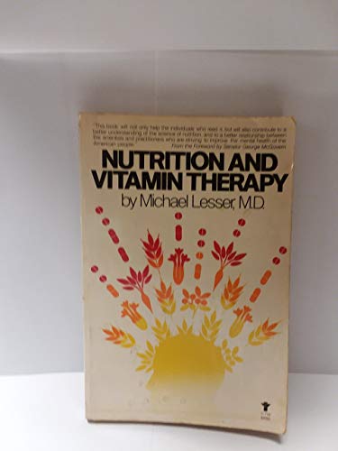 Stock image for Nutrition and Vitamin Therapy for sale by Zoom Books Company