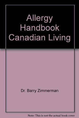 Stock image for Allergy Handbook Canadian Living for sale by AwesomeBooks