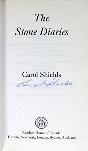 Beispielbild fr The Stone Diaries zum Verkauf von Better World Books