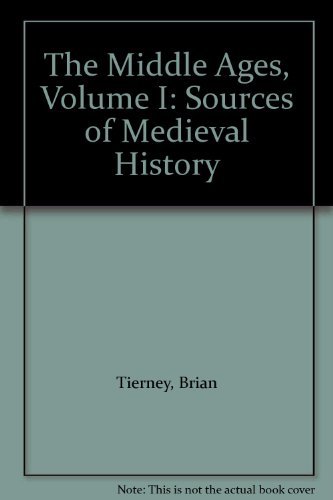 Stock image for Middle Ages, The: Volume I, Sources of Medieval History for sale by THE OLD LIBRARY SHOP