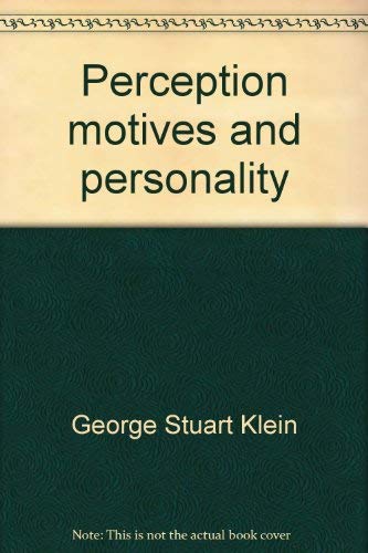 Perception, Motives, and Personality