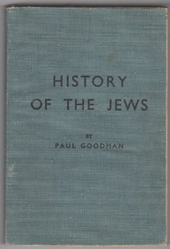 Beispielbild fr History of the Jews zum Verkauf von Wonder Book